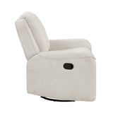 Monterey Beige Swivel Reclining Chair by Homelegance at Eve Furniture