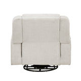 Monterey Beige Swivel Reclining Chair by Homelegance at Eve Furniture