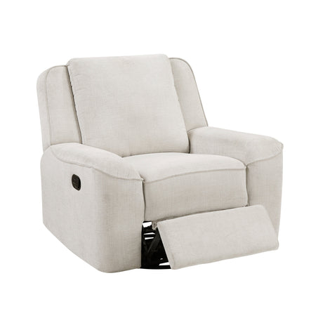 Monterey Beige Swivel Reclining Chair by Homelegance at Eve Furniture