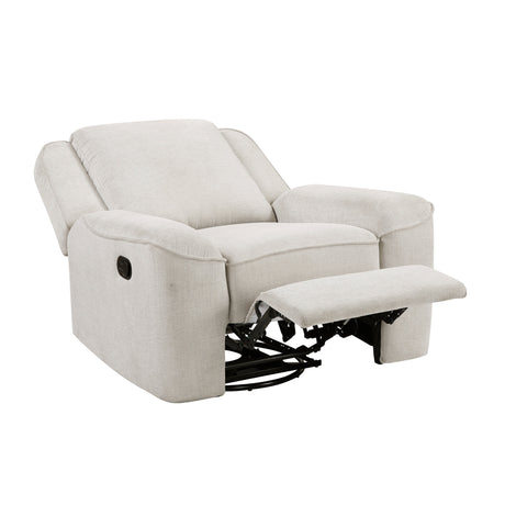 Monterey Beige Swivel Reclining Chair by Homelegance at Eve Furniture