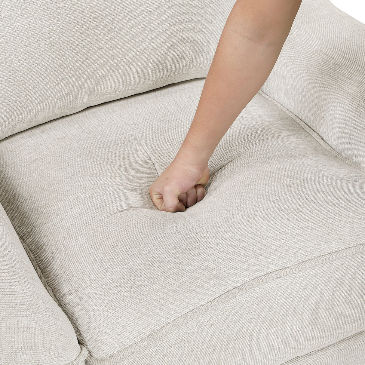 Monterey Beige Swivel Reclining Chair by Homelegance at Eve Furniture