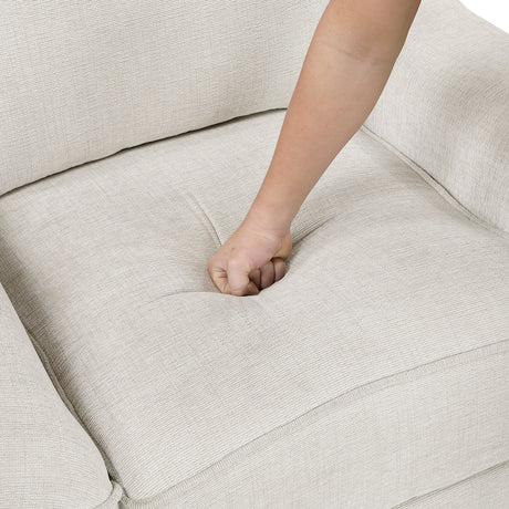 Monterey Beige Swivel Reclining Chair by Homelegance at Eve Furniture