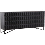 Montoya Sideboard, Black by Dovetail at Eve Furniture