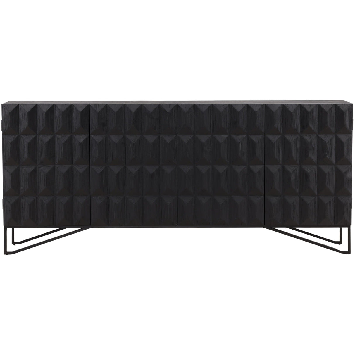 Montoya Sideboard, Black by Dovetail at Eve Furniture