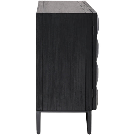 Montoya Sideboard, Black by Dovetail at Eve Furniture