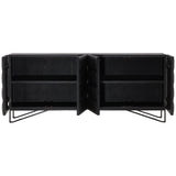 Montoya Sideboard, Black by Dovetail at Eve Furniture