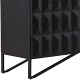 Montoya Sideboard, Black by Dovetail at Eve Furniture