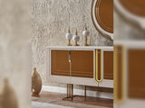 Monza Diningroom (Consol With Mirror & Dining Table & 6 Dining Chair)