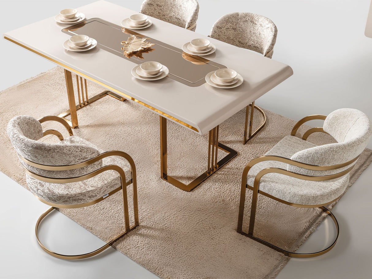 Monza Dining Table by Furnia at Eve Furniture