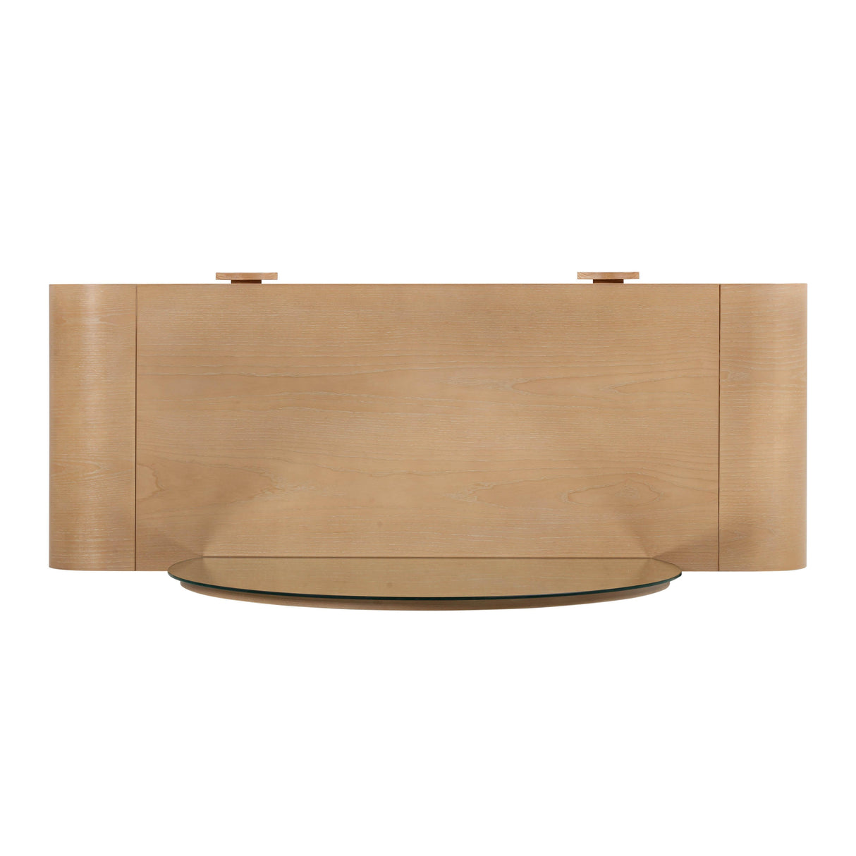 Moonrise Natural Ash 2-Drawer Vanity Desk with Mirror by TOV Furniture at Eve Furniture