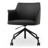Morris Black Office Chair by Moe's Home at Eve Furniture