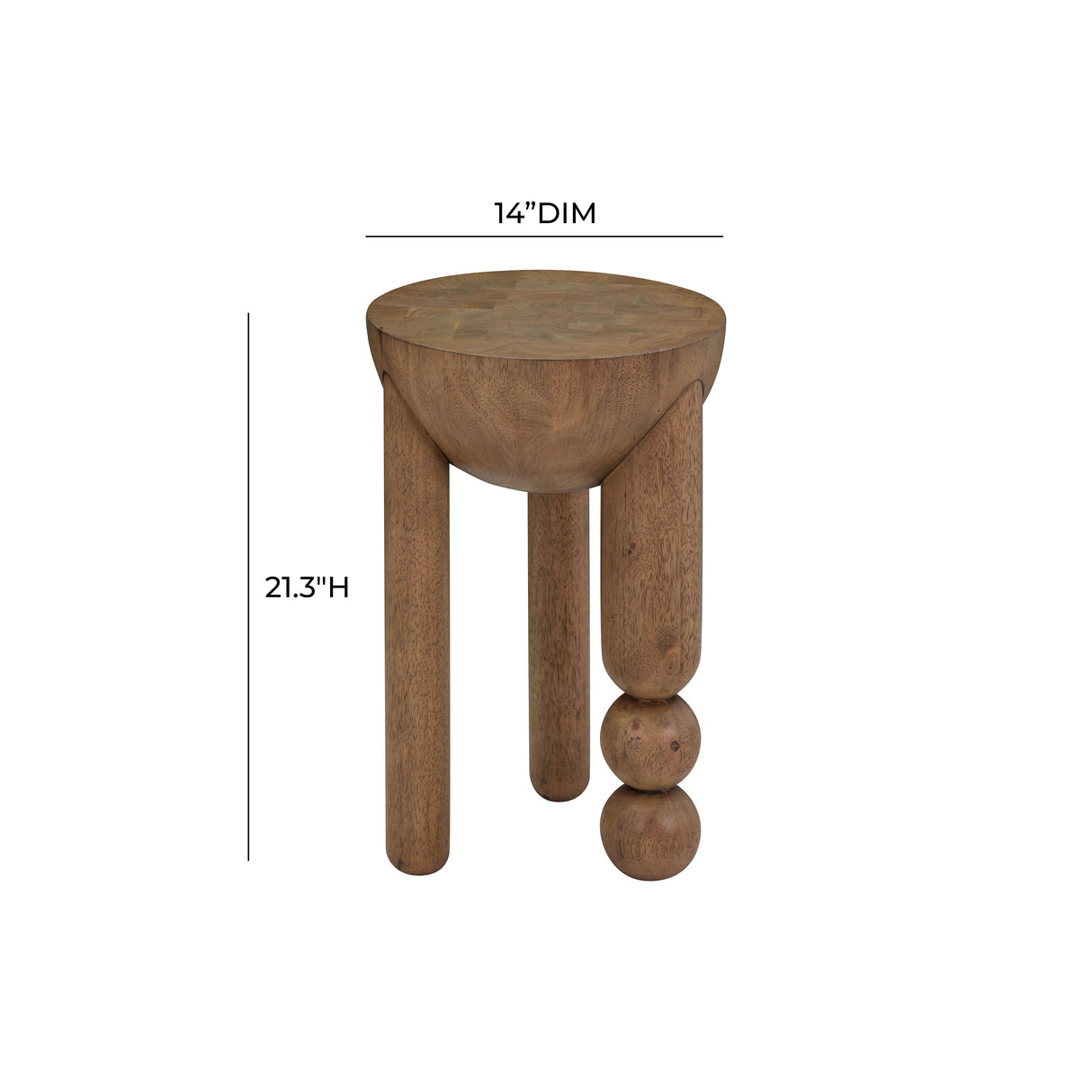 Morse Wooden Accent Table by TOV Furniture at Eve Furniture