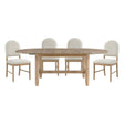 Myrna Natural Dining Set by Homelegance at Eve Furniture