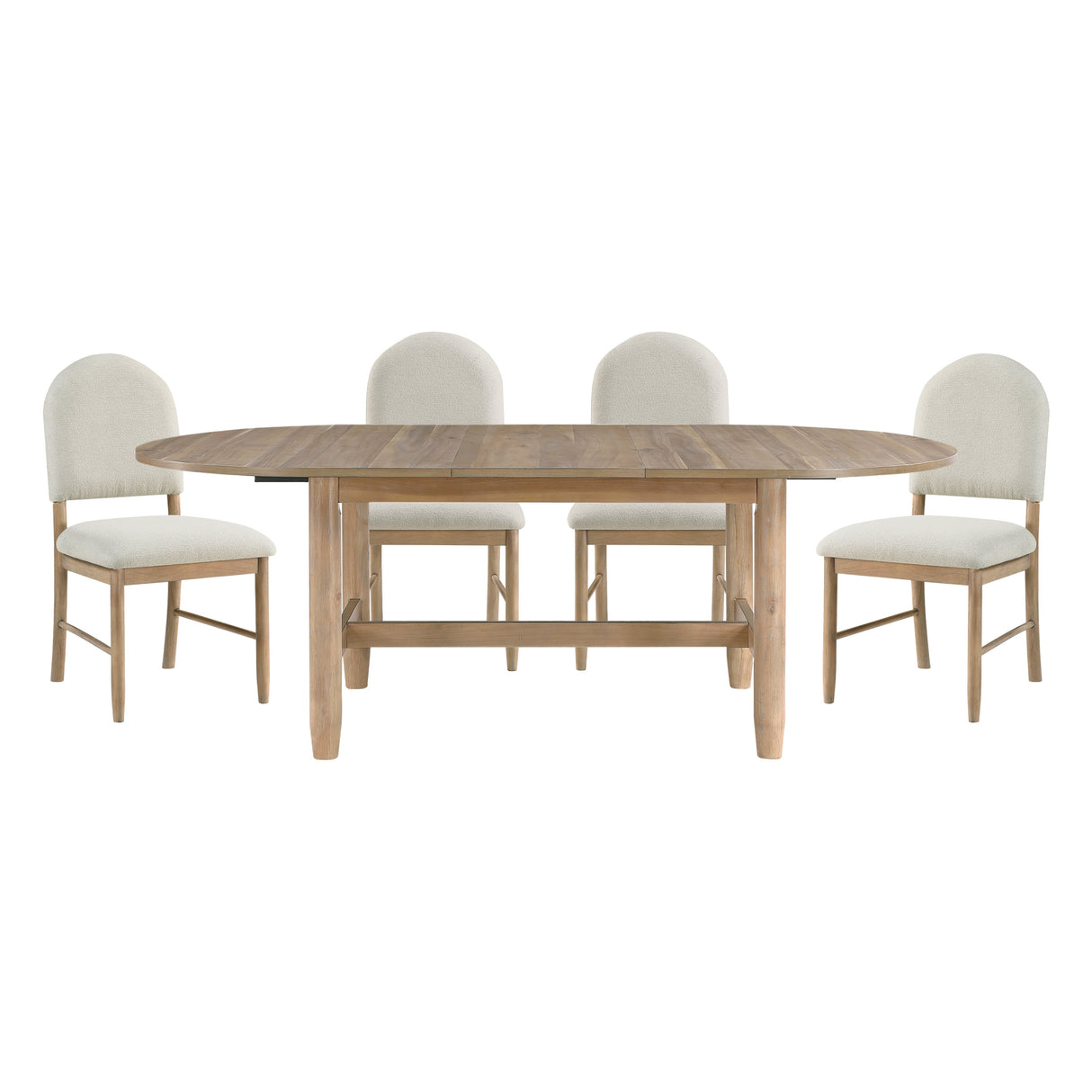 Myrna Natural Dining Set by Homelegance at Eve Furniture
