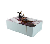 Dream White Marble 3 Pc Coffee Table