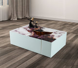 Dream White Marble 3 Pc Coffee Table