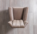 Merida Coffee Velvet Chair