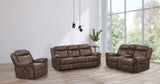 Agata Brown Glider Recliner