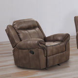 Agata Brown Glider Recliner