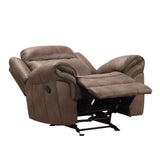 Agata Brown Glider Recliner