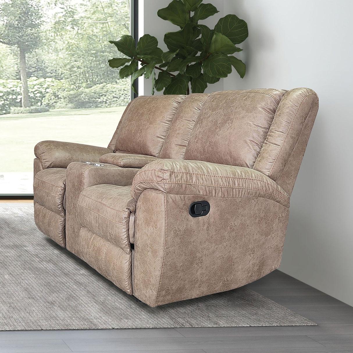 Jambi Brown Loveseat