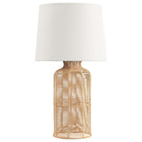 Nairobi Natural Empire Shade Handwoven Rattan Table Lamp by Coaster at Eve Furniture