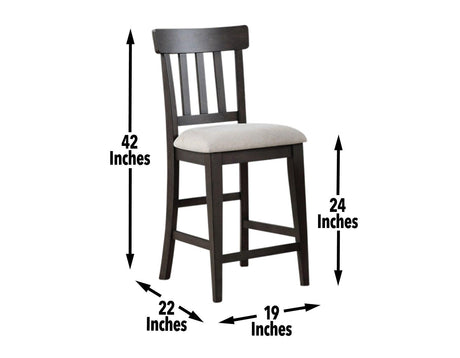 Napa 24″ Counter Stool, Set of 2 by Steve Silver at Eve Furniture