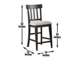 Napa 24″ Counter Stool, Set of 2 by Steve Silver at Eve Furniture