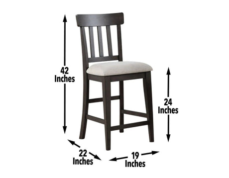 Napa 24″ Counter Stool, Set of 2 by Steve Silver at Eve Furniture