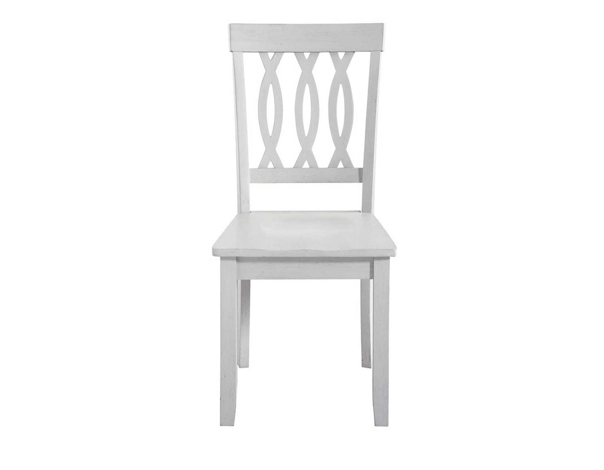 Naples Side Chair, White, Set of 2 by Steve Silver at Eve Furniture