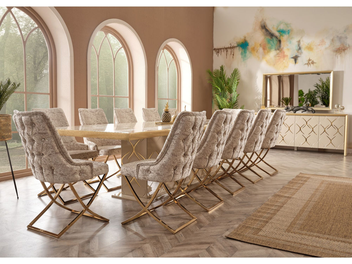 Napoli Dining Table by Furnia at Eve Furniture