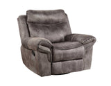 Nashville Gray Swivel Glider Recliner by Steve Silver at Eve Furniture