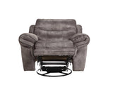 Nashville Gray Swivel Glider Recliner by Steve Silver at Eve Furniture