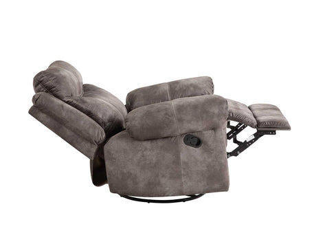 Nashville Gray Swivel Glider Recliner by Steve Silver at Eve Furniture