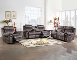 Nashville Gray Swivel Glider Recliner by Steve Silver at Eve Furniture