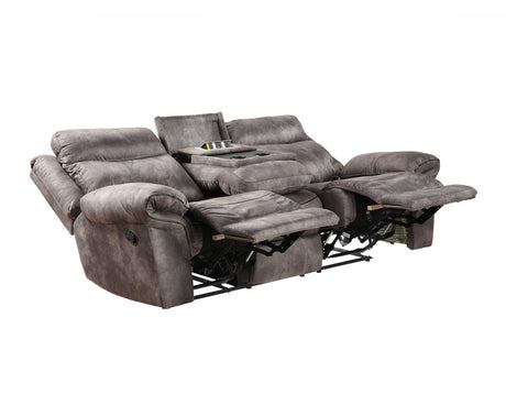 Nashville Gray 3-Piece Manual Reclining Set by Steve Silver at Eve Furniture