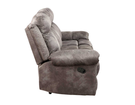 Nashville Gray 3-Piece Manual Reclining Set by Steve Silver at Eve Furniture