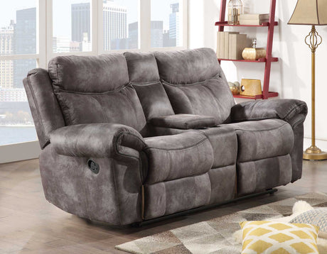 Nashville Gray 3-Piece Manual Reclining Set by Steve Silver at Eve Furniture