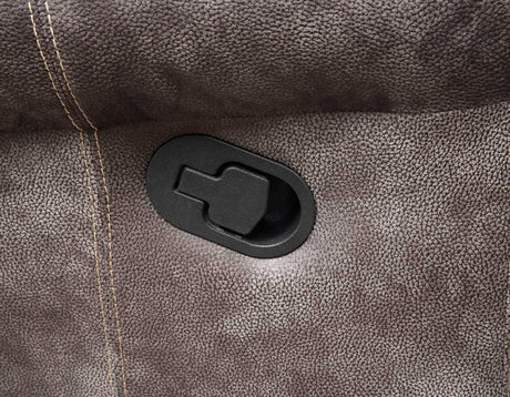 Nashville Gray 3-Piece Manual Reclining Set by Steve Silver at Eve Furniture