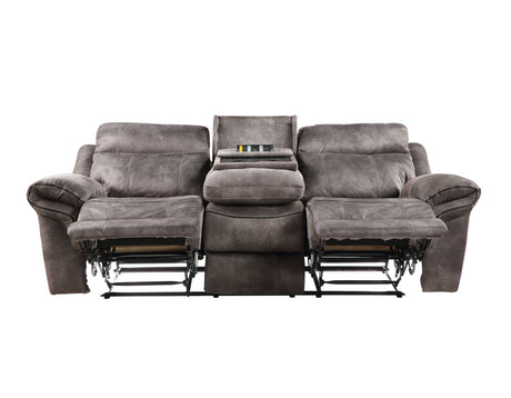 Nashville Gray 3-Piece Manual Reclining Set by Steve Silver at Eve Furniture