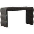 Natassia Desk, Black by Dovetail at Eve Furniture