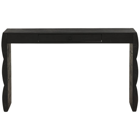 Natassia Desk, Black by Dovetail at Eve Furniture