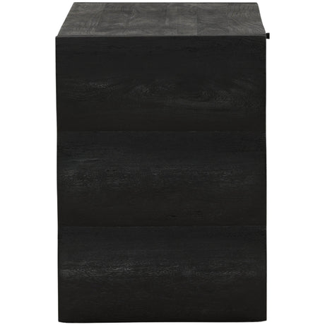 Natassia Desk, Black by Dovetail at Eve Furniture