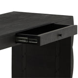 Natassia Desk, Black by Dovetail at Eve Furniture