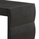 Natassia Desk, Black by Dovetail at Eve Furniture