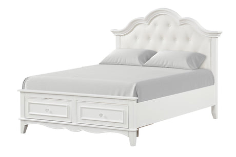 Naucalpan White Queen Bed by Furniture of America at Eve Furniture