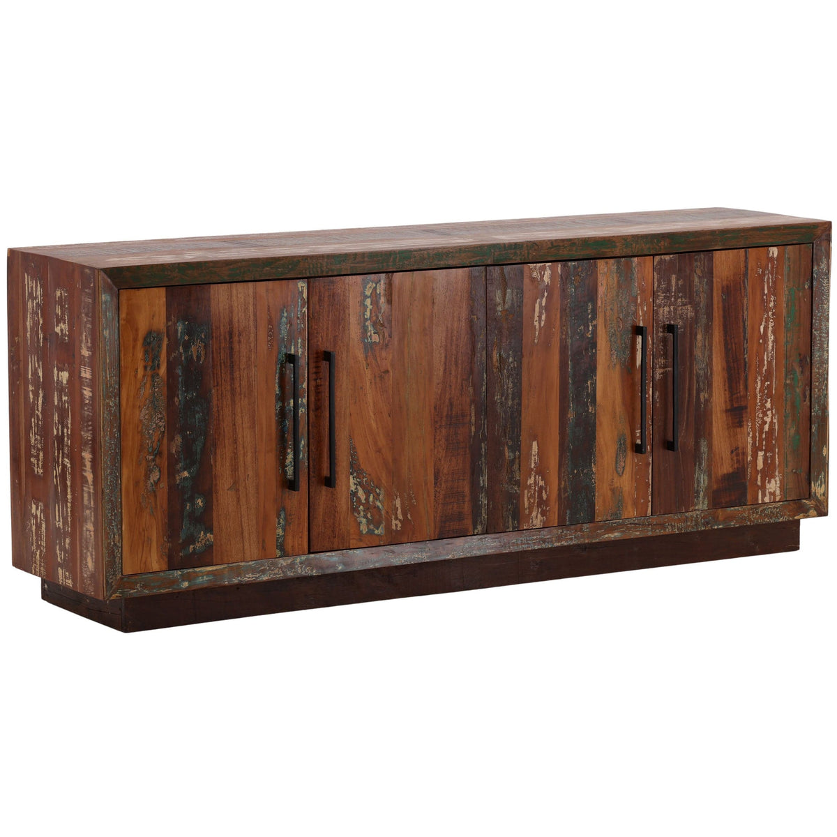 Neem Sideboard, Distressed Medium Brown by Dovetail at Eve Furniture