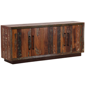 Neem Sideboard, Distressed Medium Brown by Dovetail at Eve Furniture