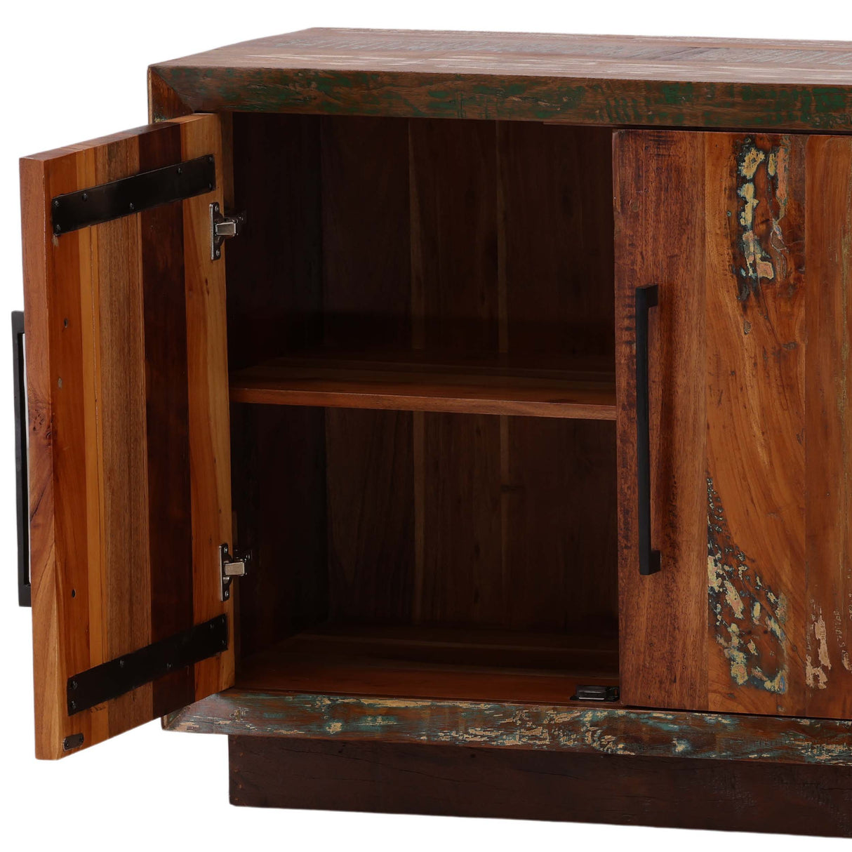 Neem Sideboard, Distressed Medium Brown by Dovetail at Eve Furniture