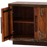 Neem Sideboard, Distressed Medium Brown by Dovetail at Eve Furniture